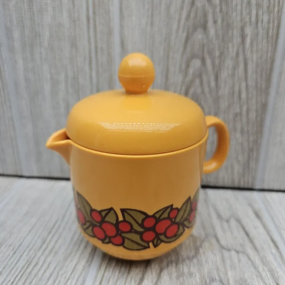 Vintage 70's Emsa Lot MCM Retro Mod Cream‎ Sugar Butter Salt Pepper W. Germany